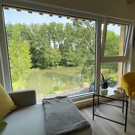 Ferienwohnung Panorama Teichblick Heldritt Bagian luar foto
