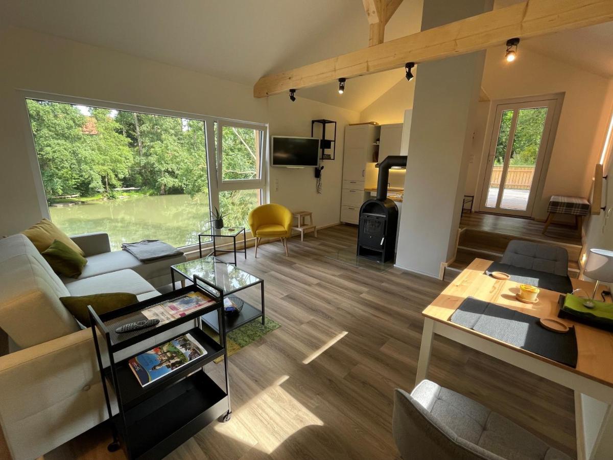 Ferienwohnung Panorama Teichblick Heldritt Bagian luar foto