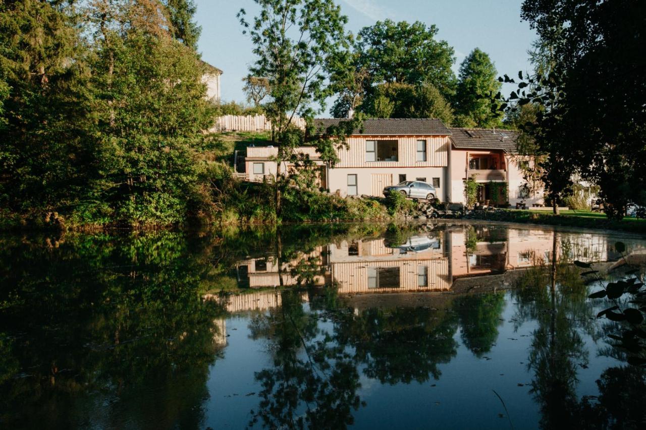 Ferienwohnung Panorama Teichblick Heldritt Bagian luar foto