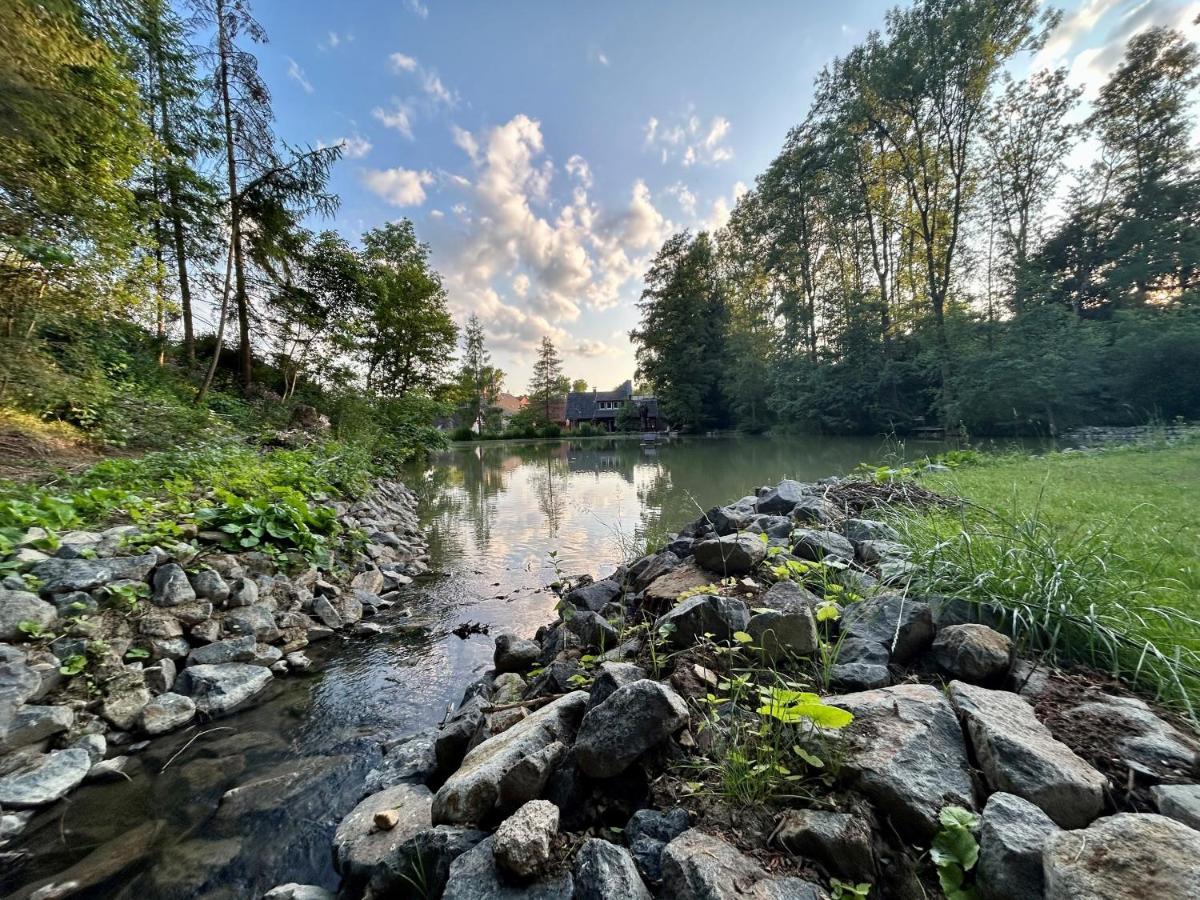 Ferienwohnung Panorama Teichblick Heldritt Bagian luar foto